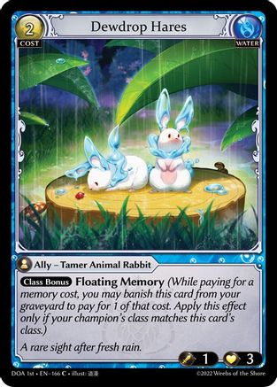 Dewdrop Hares (166) - Dawn of Ashes 1st Edition
