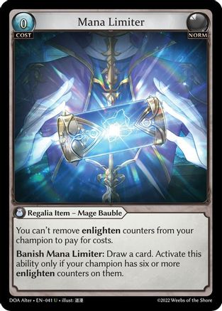 Mana Limiter (041) - Dawn of Ashes Alter Edition