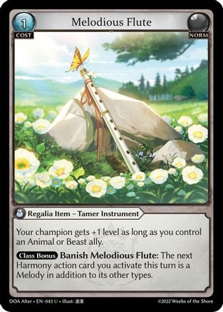 Melodious Flute (043) - Dawn of Ashes Alter Edition