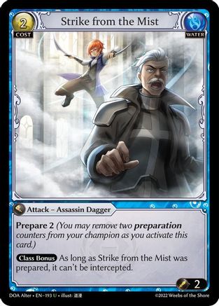 Strike from the Mist (193) - Dawn of Ashes Alter Edition