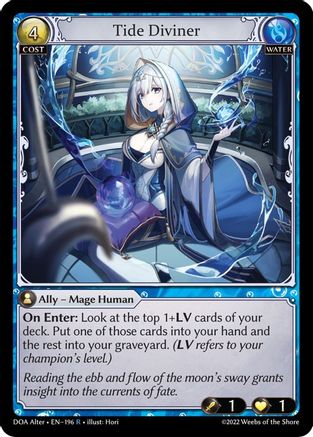 Tide Diviner (196) - Dawn of Ashes Alter Edition