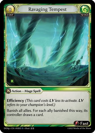 Ravaging Tempest (092KS) - Dawn of Ashes Prelude