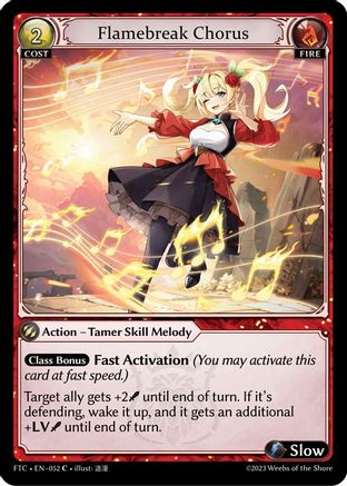 Flamebreak Chorus (052) - Fractured Crown Foil