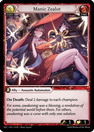 Manic Zealot (114) - Alchemical Revolution