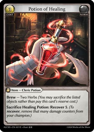 Potion of Healing (057) - Alchemical Revolution Starter Decks