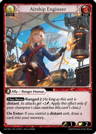 Airship Engineer (070) - Alchemical Revolution Starter Decks