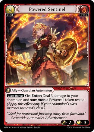Powered Sentinel (093) - Mercurial Heart Foil