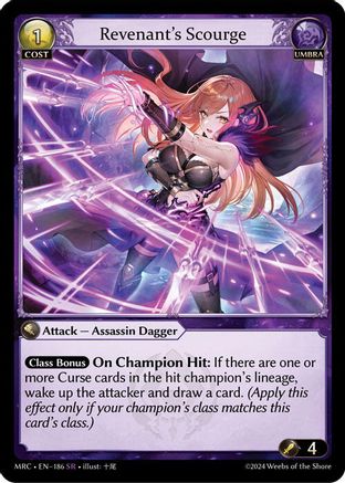 Revenant's Scourge (186) - Mercurial Heart Foil