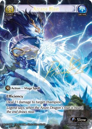 Arcane Blast (CSR) (027) - Guo Jia Re Collection Heavens Favored