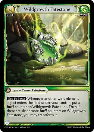 Wildgrowth Fatestone // Elder Mandrill (180) - Abyssal Heaven