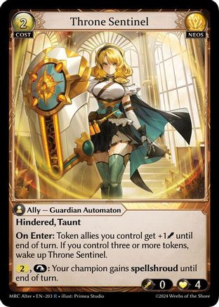 Throne Sentinel (203) - Mercurial Heart Alter Edition