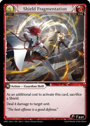 Shield Fragmentation (208) - Mercurial Heart Alter Edition
