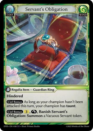 Servant's Obligation (030) - Distorted Reflections