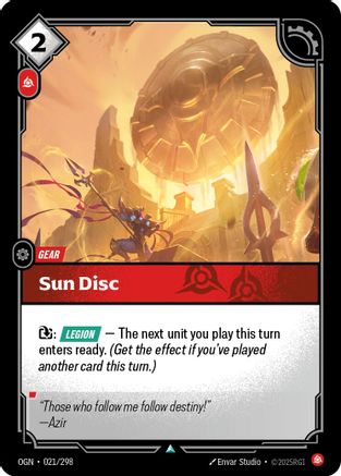 Sun Disc (021/298) CN - Origins Foil