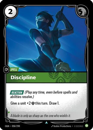 Discipline (058/298) CN - Origins Foil