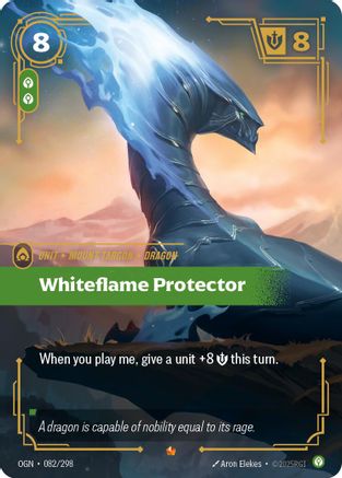 Whiteflame Protector (082/298) CN - Origins Foil