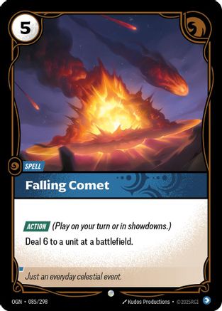 Falling Comet (085/298) CN - Origins Foil