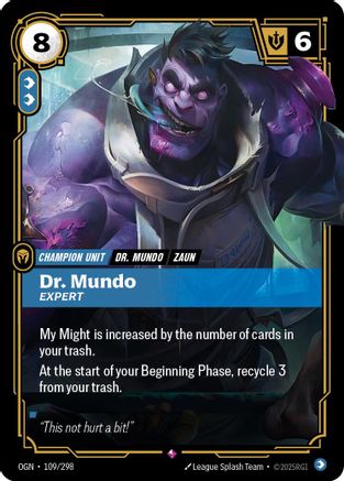 Dr. Mundo - Expert (109/298) CN - Origins Foil