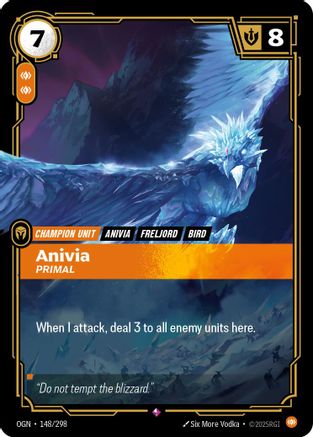 Anivia - Primal (148/298) CN - Origins Foil