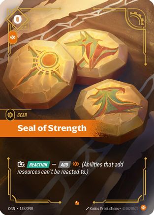 Seal of Strength (163/298) CN - Origins Foil