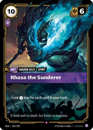 Rhasa the Sunderer (195/298) CN - Origins Foil