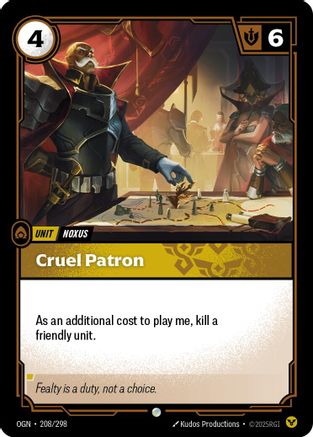 Cruel Patron (208/298) CN - Origins