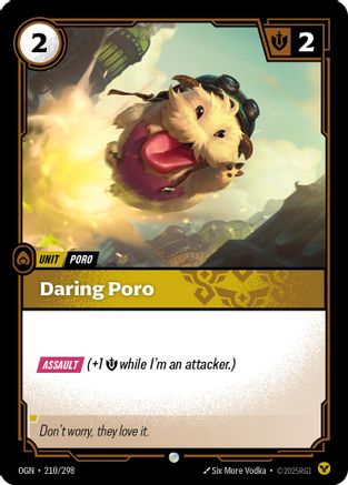 Daring Poro (210/298) CN - Origins Foil