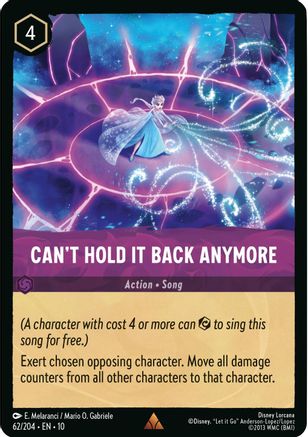 Can't Hold It Back Anymore (62/204) - Whispers in the Well Cold Foil