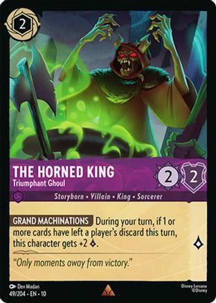 The Horned King - Triumphant Ghoul (49/204) - Whispers in the Well