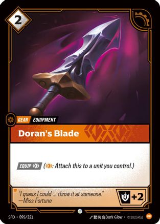 Doran's Blade (095/221) CN - Spiritforged