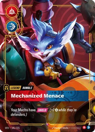 Rumble - Mechanized Menace (181/221) CN - Spiritforged Foil
