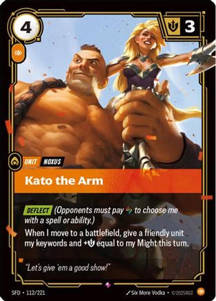 Kato the Arm (112/221) CN - Spiritforged Foil