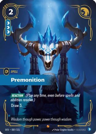 Premonition (087/221) CN - Spiritforged Foil