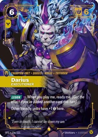 Darius - Executioner (Overnumbered) (236/221) CN - Spiritforged Foil