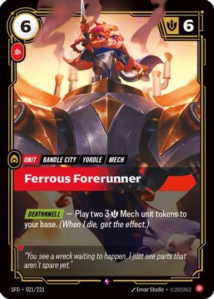 Ferrous Forerunner (021/221) CN - Spiritforged Foil
