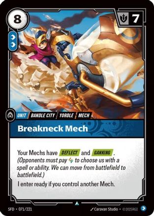 Breakneck Mech (071/221) CN - Spiritforged Foil