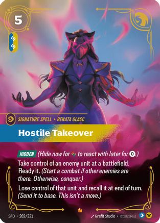 Hostile Takeover (202/221) CN - Spiritforged Foil