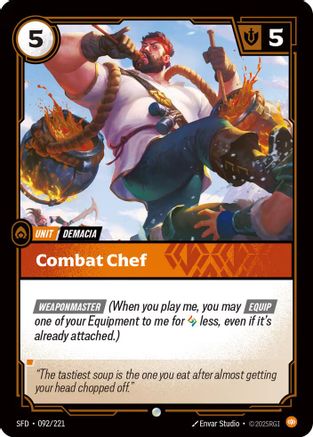 Combat Chef (092/221) CN - Spiritforged Foil