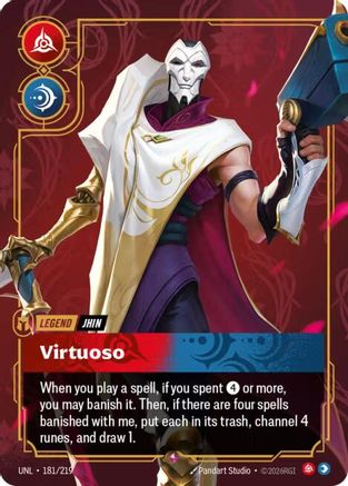 Jhin - Virtuoso (181/219) - Unleashed Foil