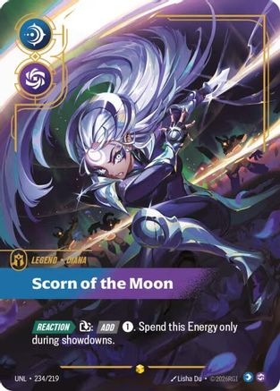 Diana - Scorn of the Moon (Overnumbered) (234/219) CN - Unleashed Foil