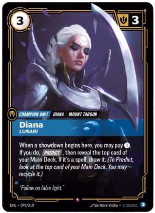 Diana - Lunari (079/219) CN - Unleashed Foil