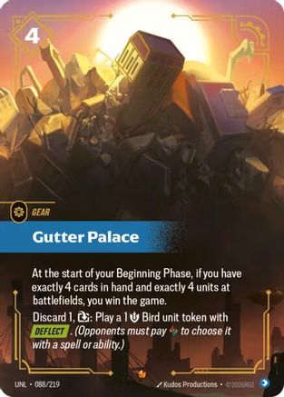 Gutter Palace (088/219) CN - Unleashed Foil