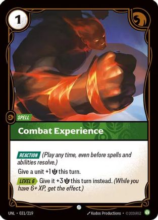 Combat Expertise (031/219) CN - Unleashed