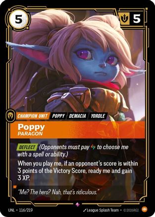 Poppy - Paragon (116/219) CN - Unleashed Foil