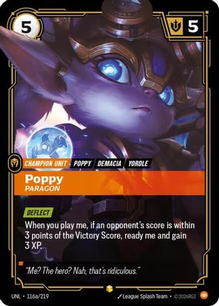 Poppy - Paragon (Alternate Art) (116a/219) CN - Unleashed Foil