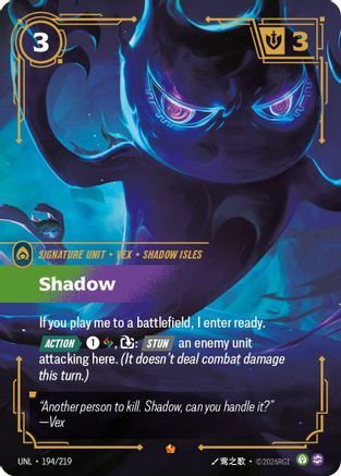 Shadow (194/219) CN - Unleashed Foil