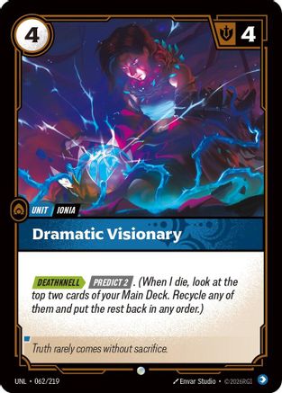 Dramatic Visionary (062/219) CN - Unleashed Foil