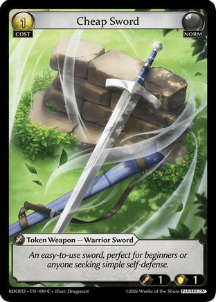 Cheap Sword (049) - Radiant Origins Pantheon