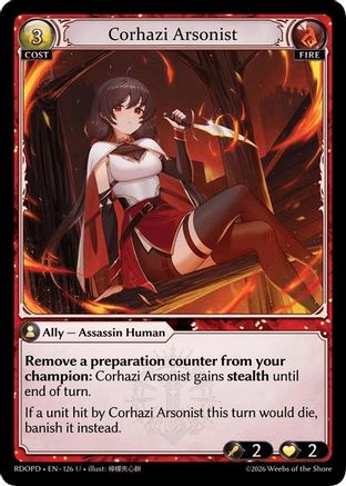 Corhazi Arsonist (126) - Radiant Origins Pantheon