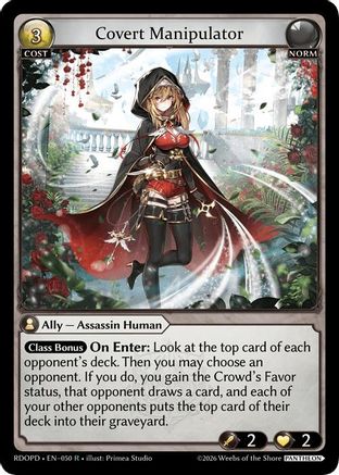 Covert Manipulator (050) - Radiant Origins Pantheon